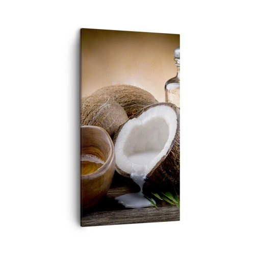 Canvas picture - Health from Tropical Islands - 45x80 cm