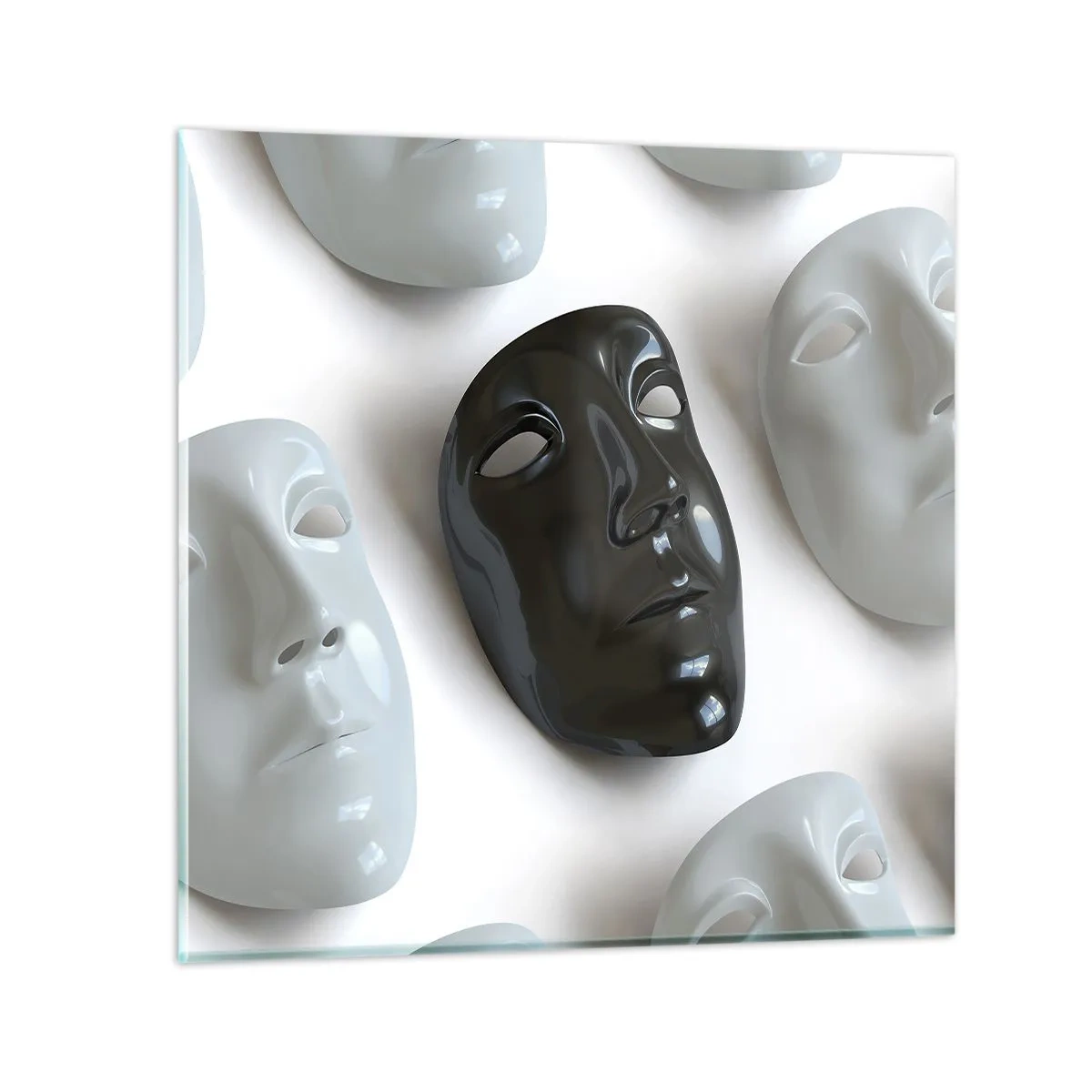 Glass picture - How to Stand Out? - 30x30 cm