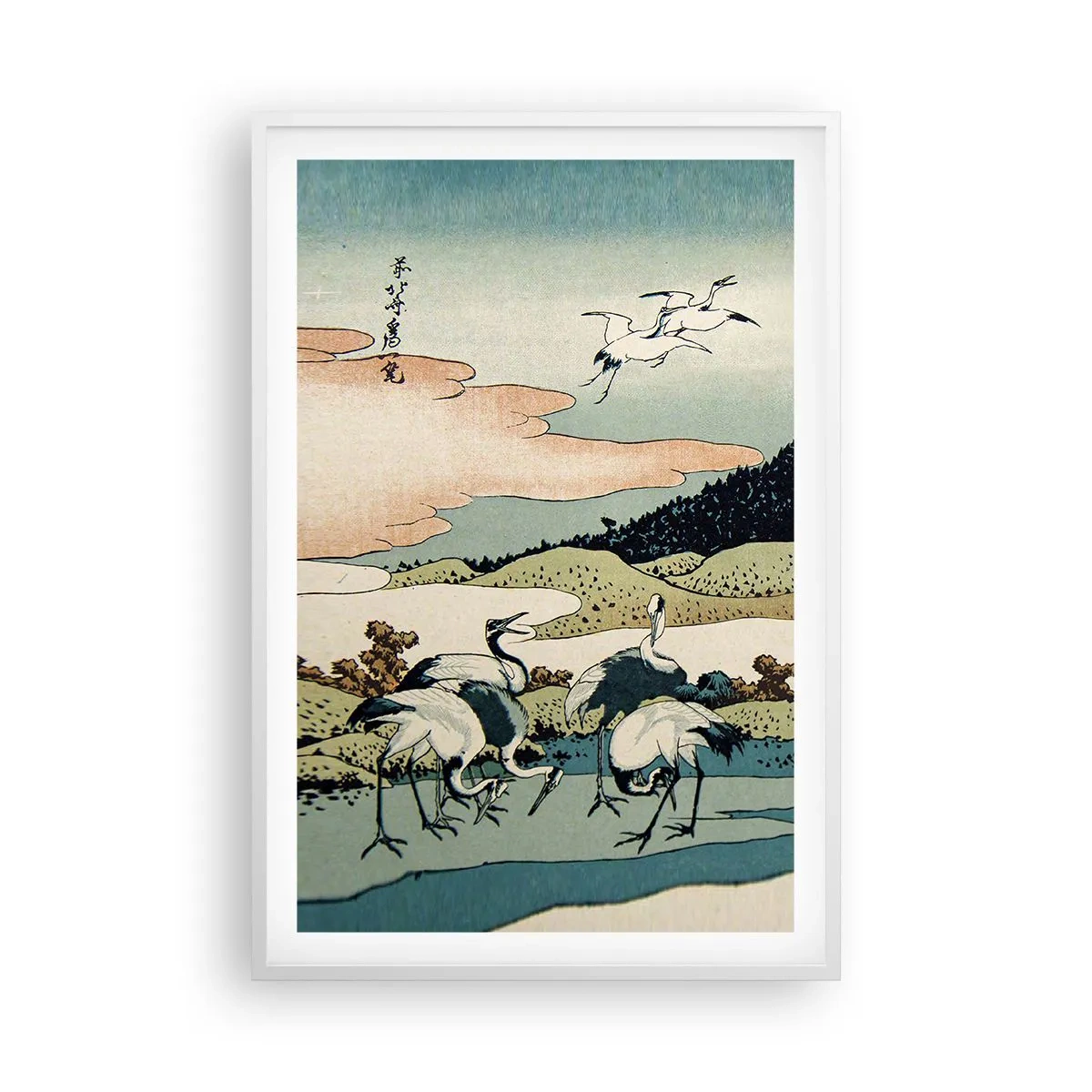 Poster in white frmae - In a Japanese Spirit - 61x91 cm