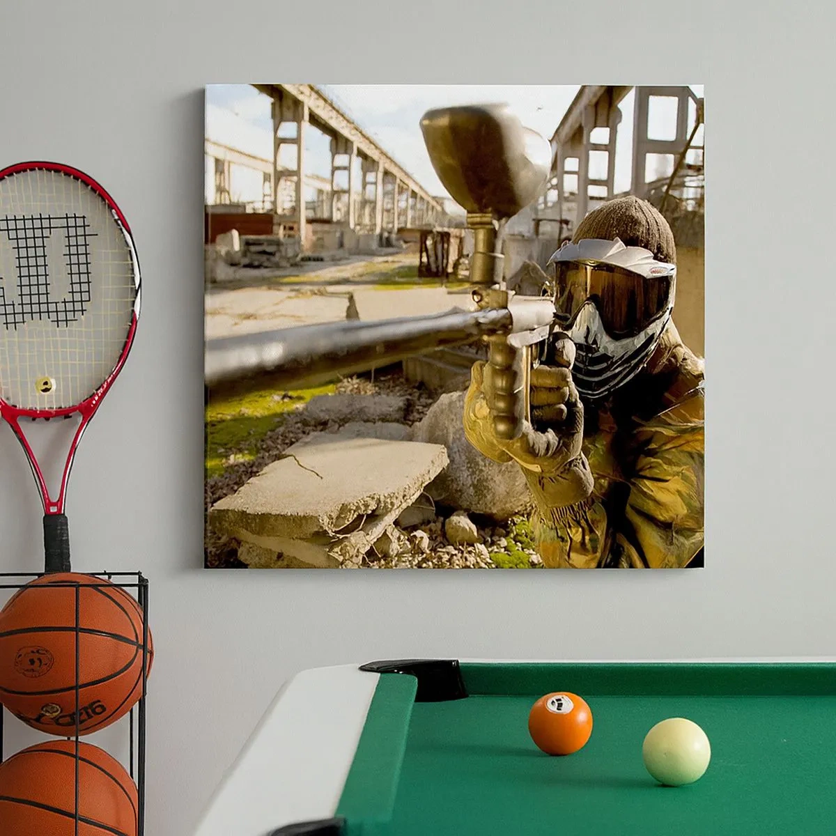 Canvas picture - You Can Be a Hero Too - 30x30 cm