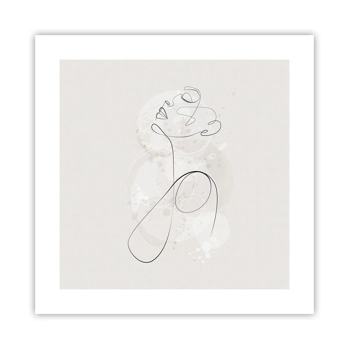 Poster - Spiral of Beauty - 40x40 cm