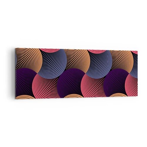 Canvas picture - In a Circular Rhythm - 140x50 cm