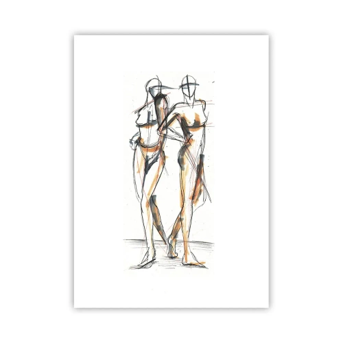 Poster - Study of Grace - 50x70 cm