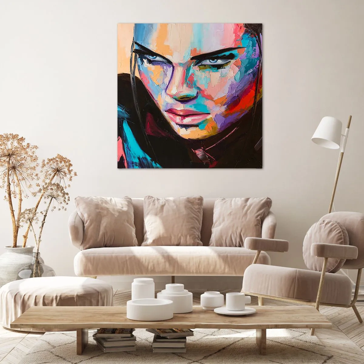 Canvas picture - Wild at Heart - 70x70 cm