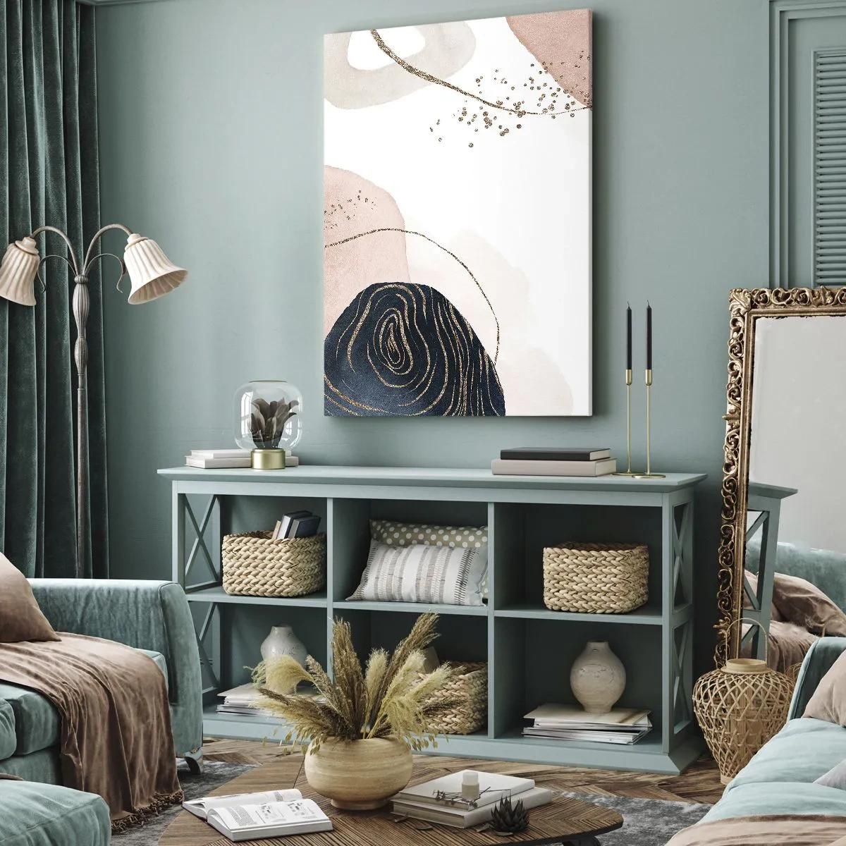 Canvas picture - Everything Flows - 50x70 cm
