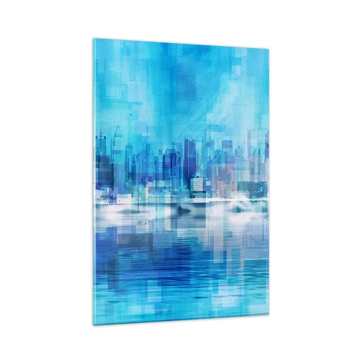 Glass picture - Sunk in Blue - 80x120 cm