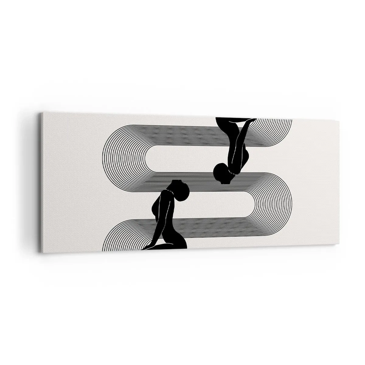 Canvas picture - Sensual Symmetry - 100x40 cm