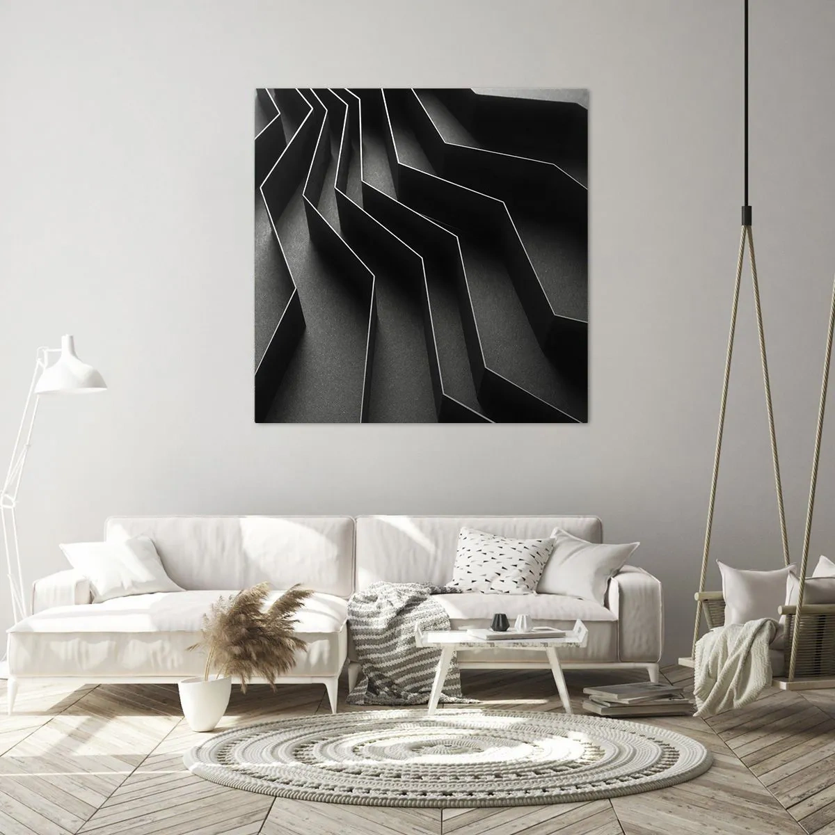 Canvas picture - Spacial Order - 30x30 cm