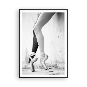 Poster in black frame - Ballerina, Voila! - 70x100 cm