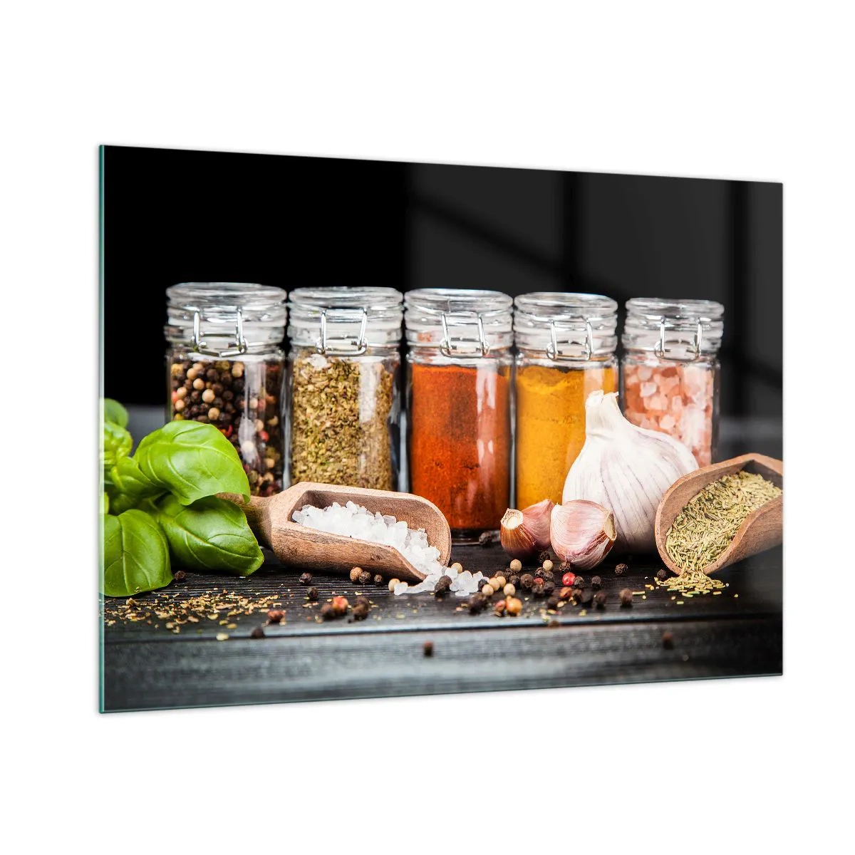 Glass picture - Spicing Up Life - 100x70 cm