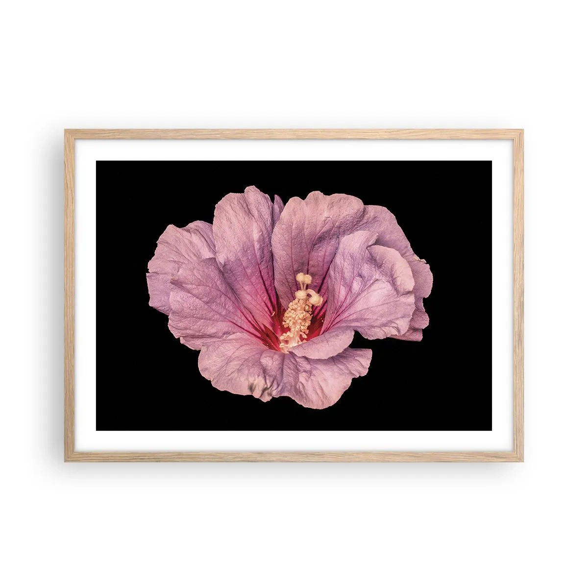 Poster in light oak frame - Straight from the Heart - 70x50 cm