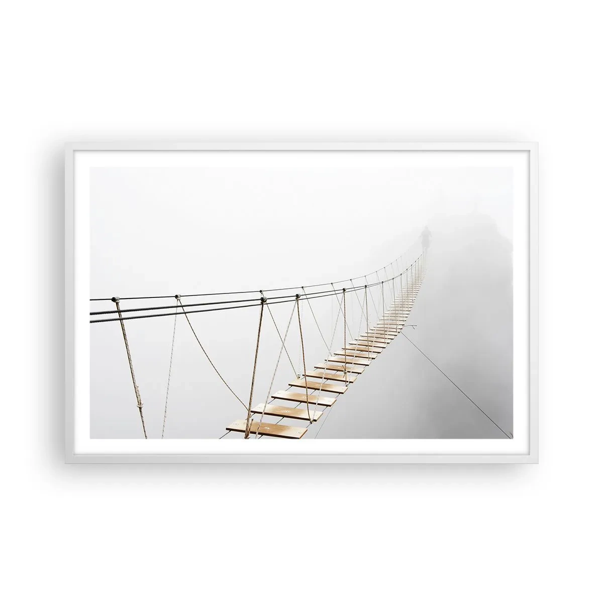 Poster in white frmae - Where Did He Take You? - 91x61 cm