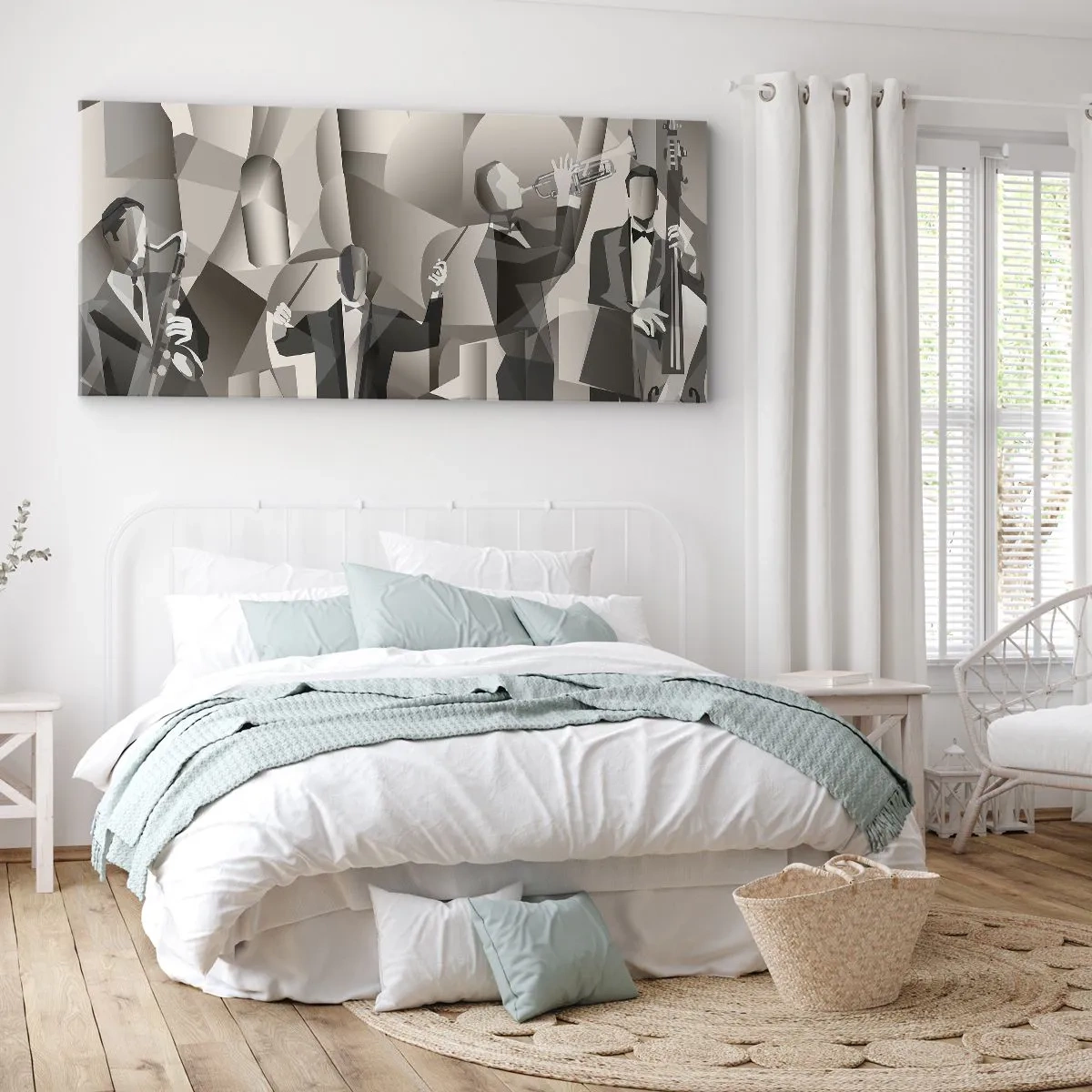 Canvas picture - In the Space of Sounds - 120x50 cm