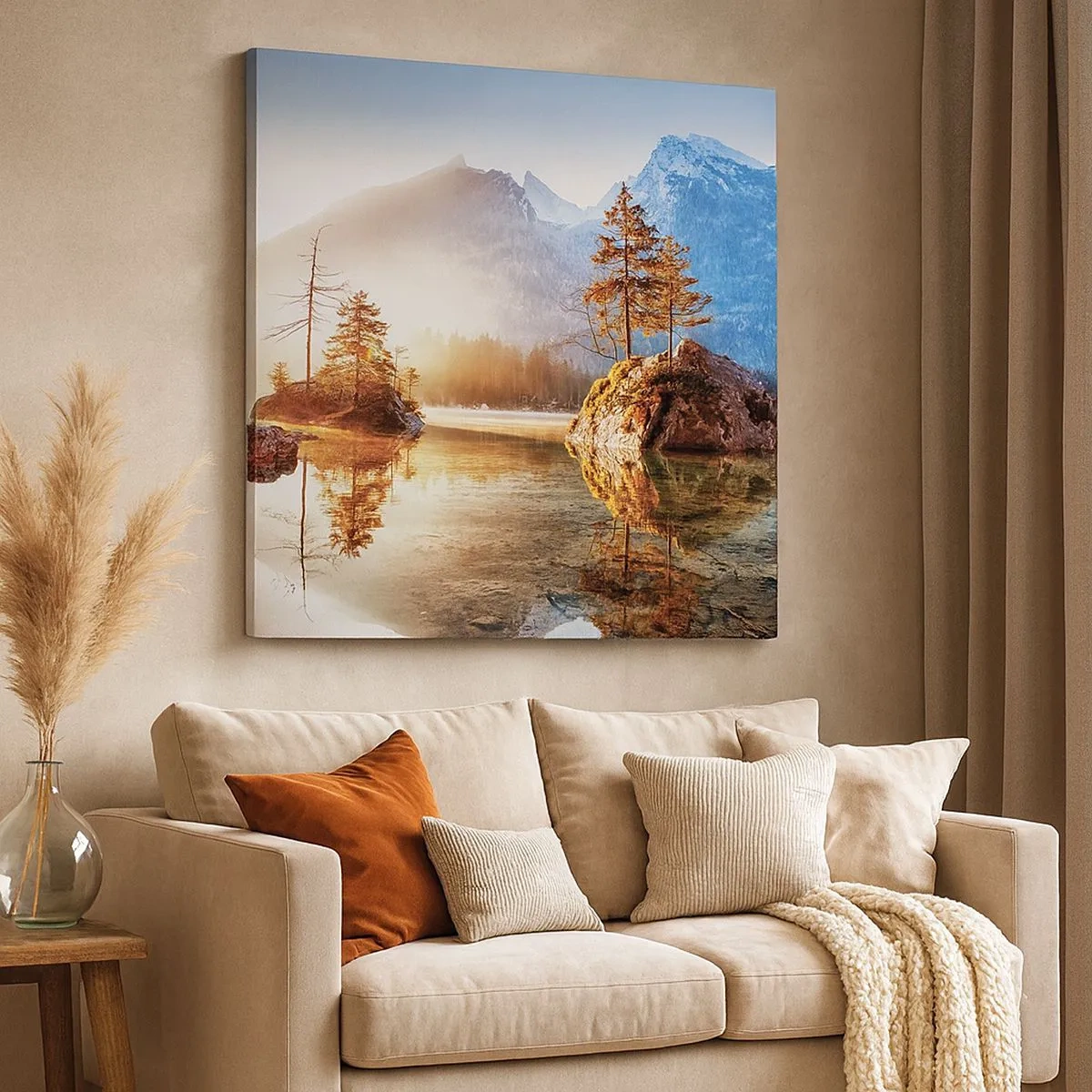 Canvas picture - Nature in New Light - 30x30 cm