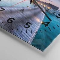 Clock face with numbers