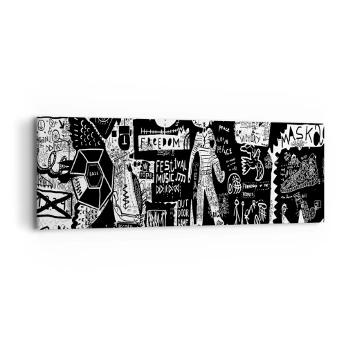 Canvas picture - Rights and Joys of Youth - 90x30 cm