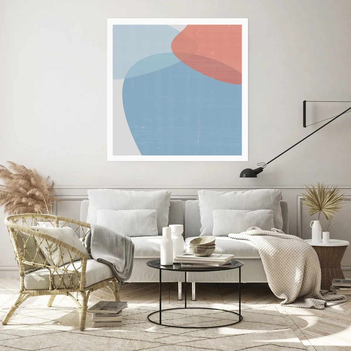 Poster - Pastel Relations - 50x50 cm