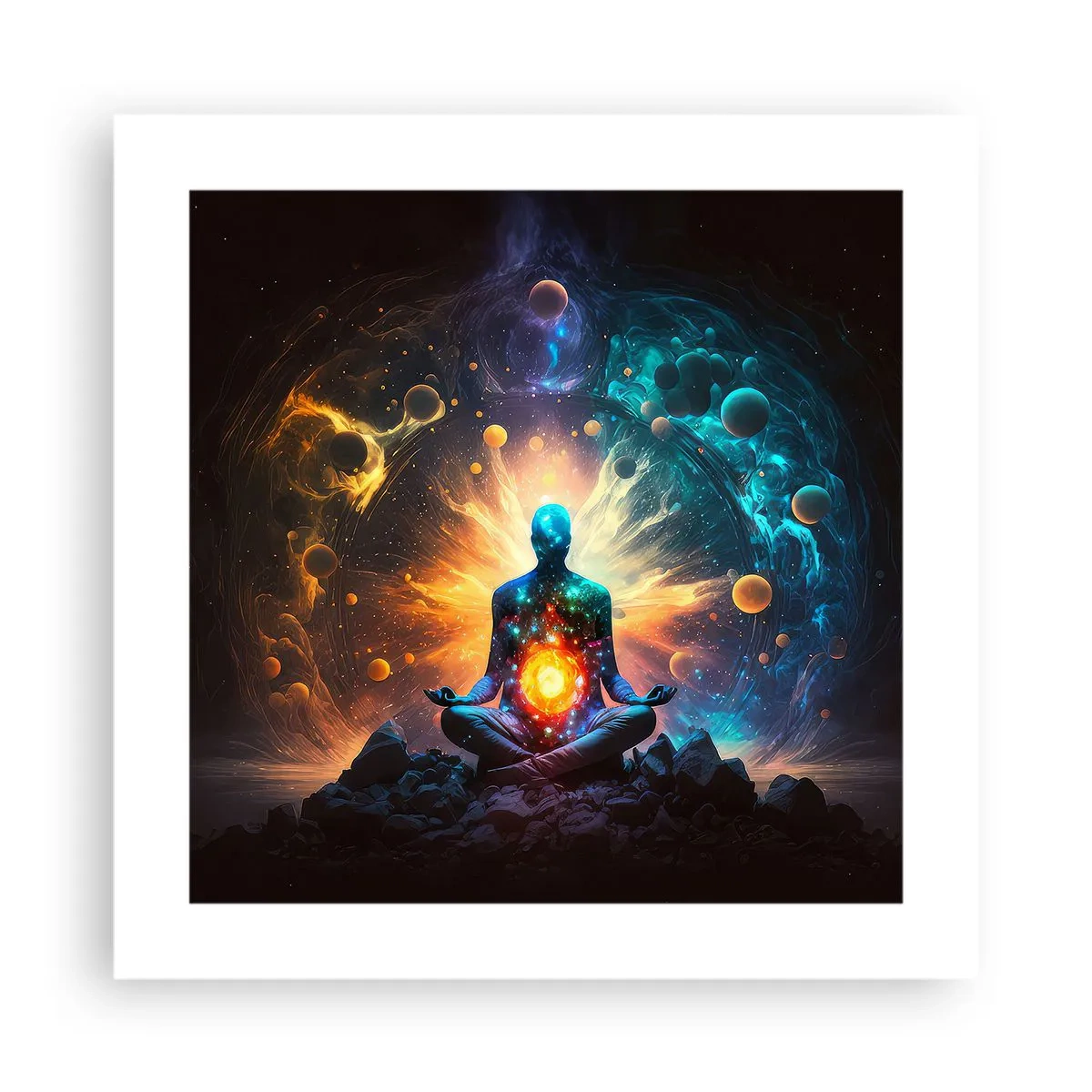 Poster - Cosmic Calm - 40x40 cm