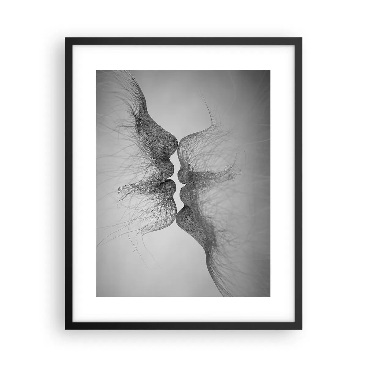 Poster in black frame - Kiss of the Wind - 40x50 cm