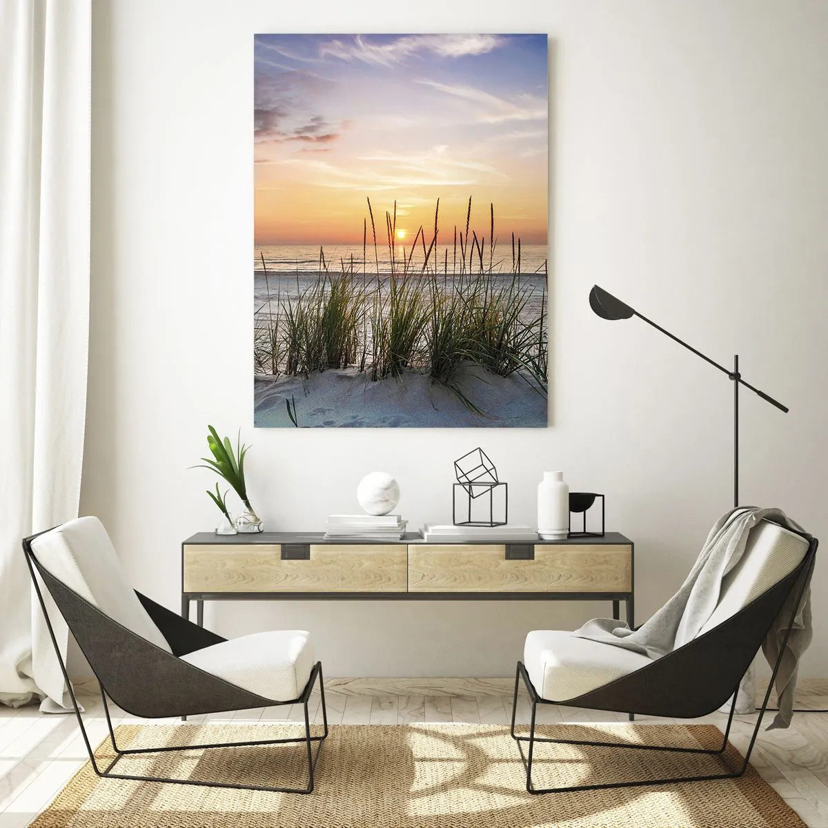 Glass picture - Look, Think, Feel - 50x70 cm