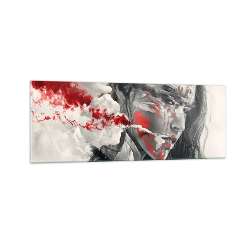 Glass picture - Smoke of Absurdity - 140x50 cm