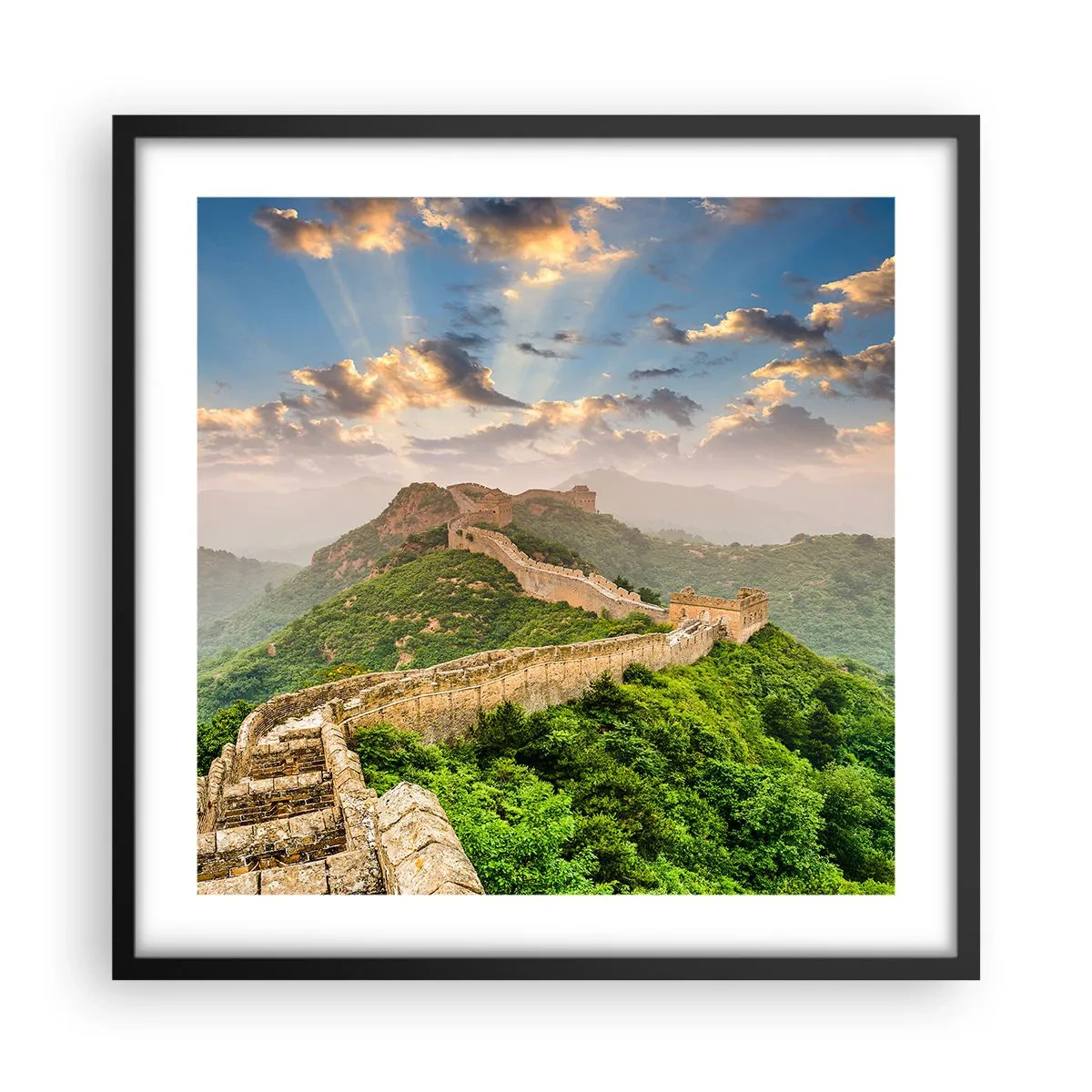 Poster in black frame - Neverending Grandeur - 50x50 cm