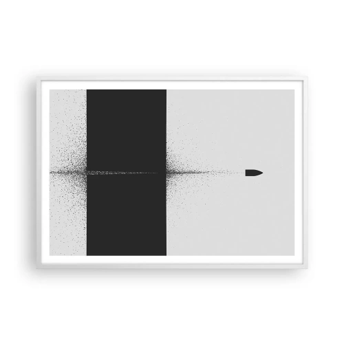 Poster in white frmae - Straight to the Point - 100x70 cm