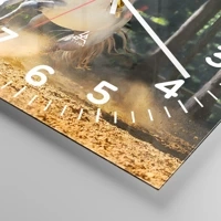 Clock face with numbers