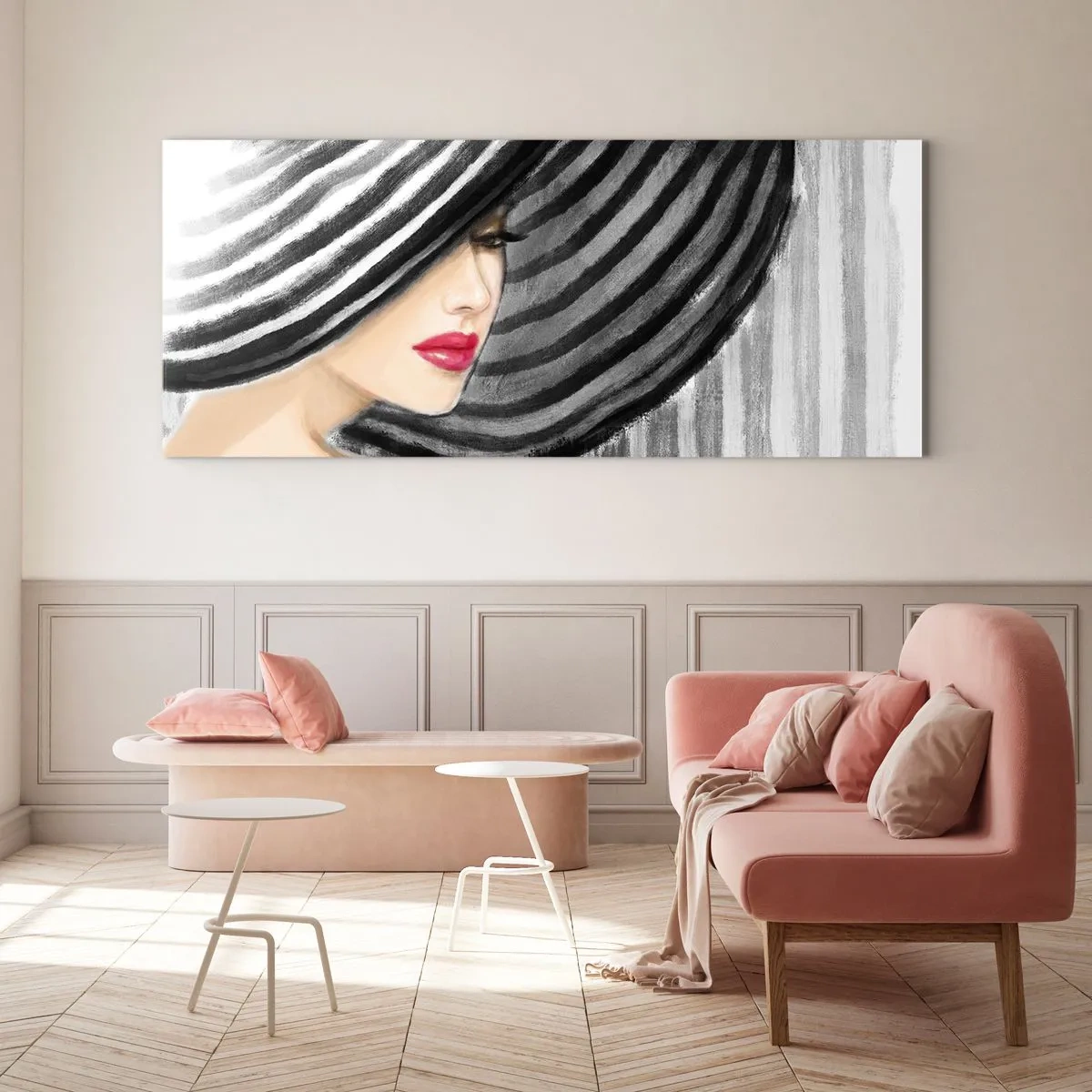 Glass picture - Where Can I Find You? - 90x30 cm