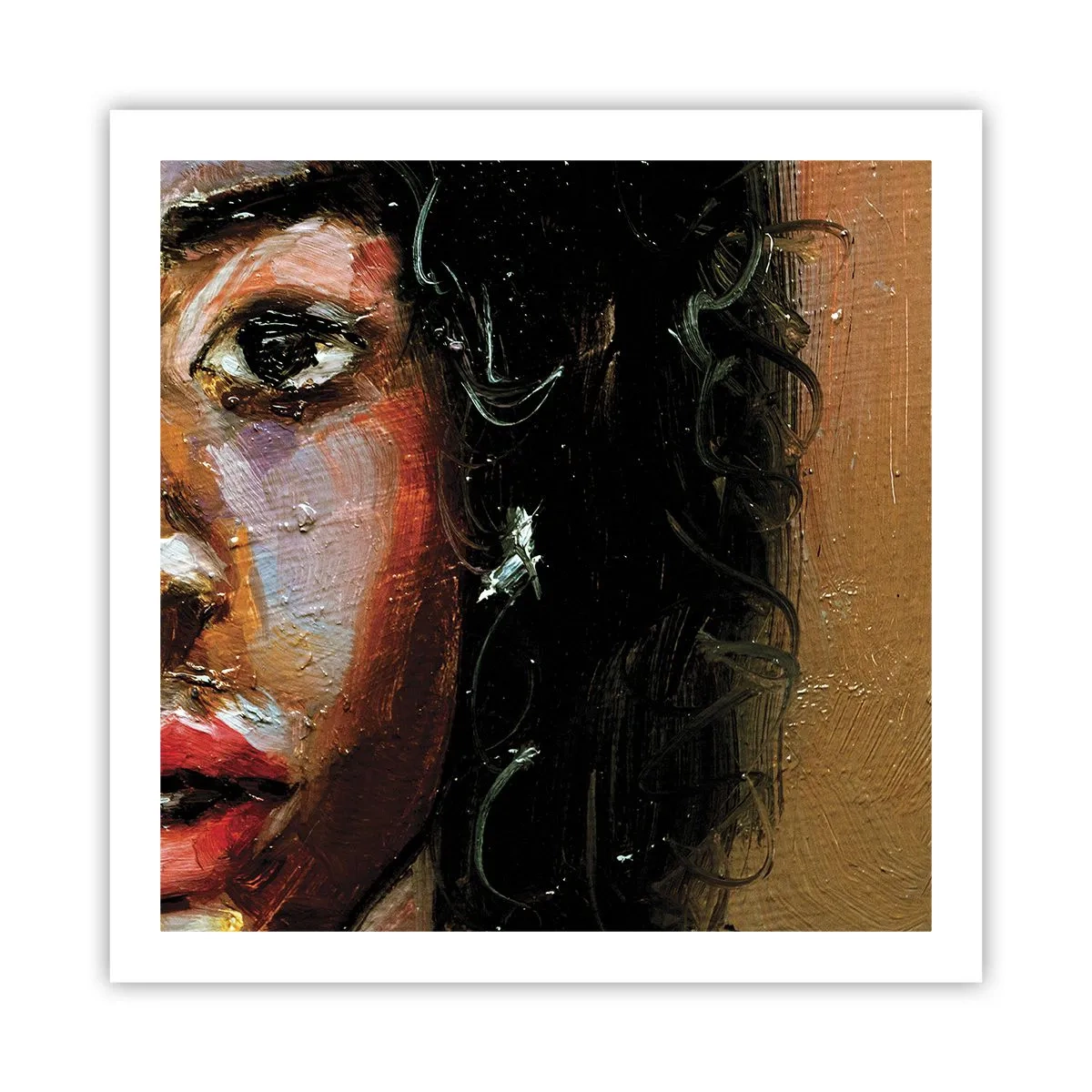 Poster - Black and Shine - 60x60 cm