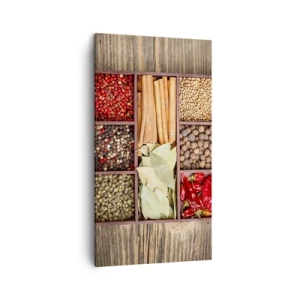 Canvas picture - Order of Shapes, Bunch of Aromas - 45x80 cm