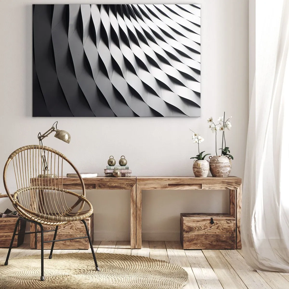 Canvas picture - On the Surface of the Wave - 100x70 cm