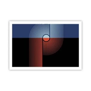 Poster - In a Geometrical Embrace - 91x61 cm