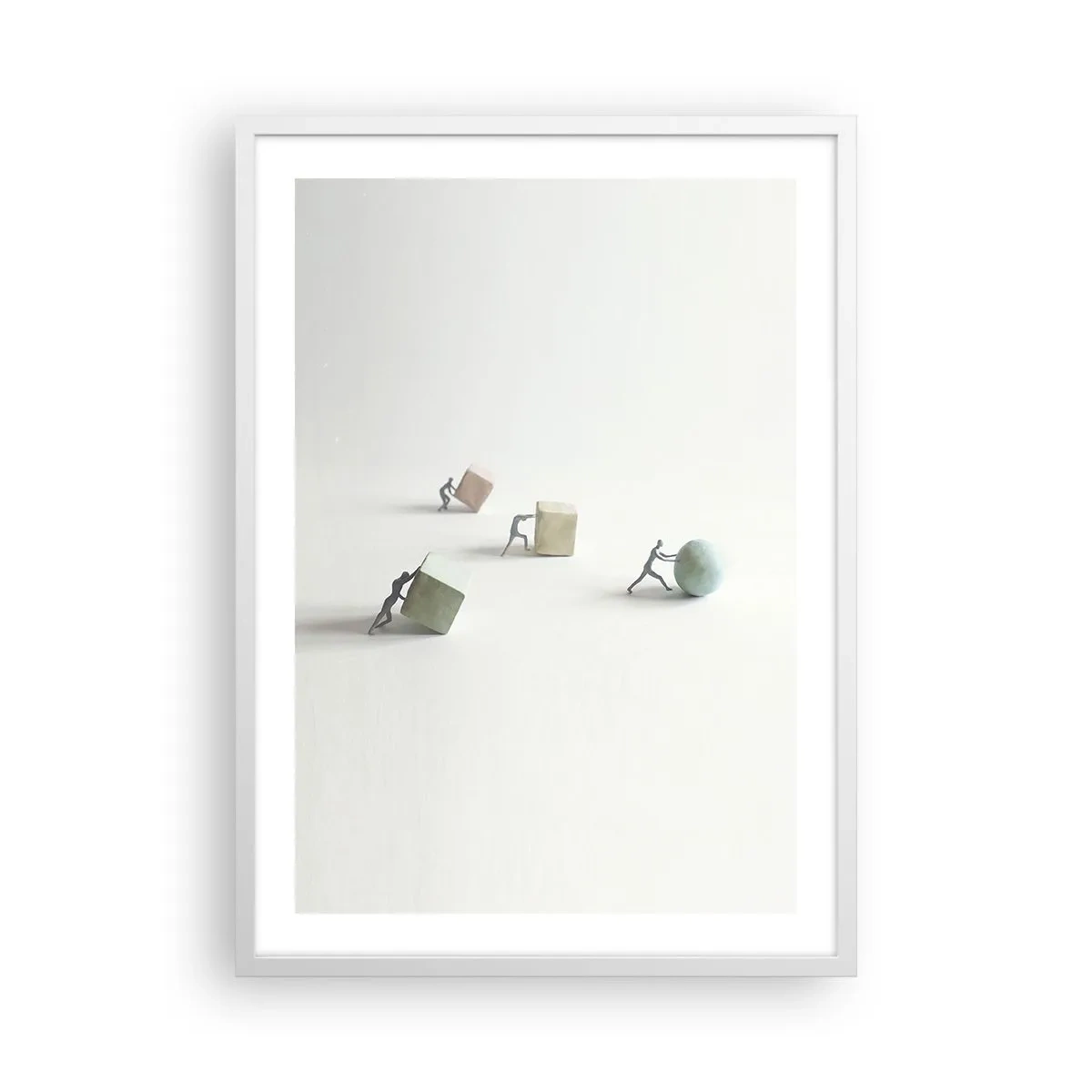Poster in white frmae - That's Life - 50x70 cm