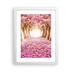 Poster in white frmae - Way to Heaven - 30x40 cm