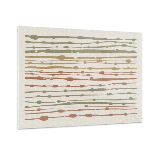 Glass picture - Musical Colour Notation - 100x70 cm