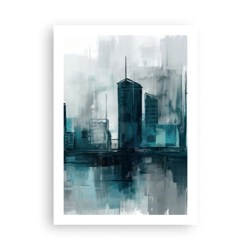 Poster - City in the Colour of Rain - 50x70 cm