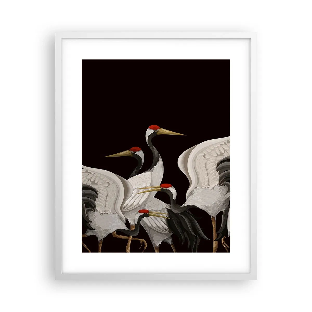 Poster in white frmae - Bird Affairs - 40x50 cm