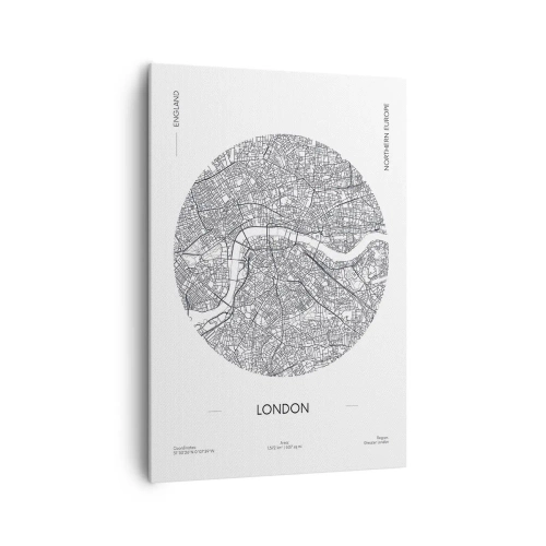 Canvas picture - Anatomy of London - 70x100 cm