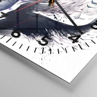 Clock face with numbers