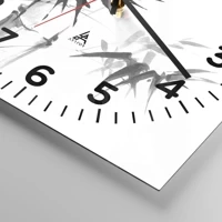 Clock face with numbers