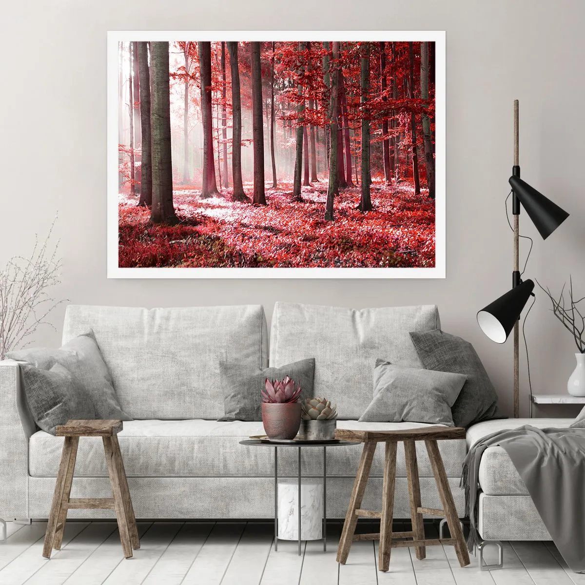 Poster - Red Equally Beautiful - 100x70 cm