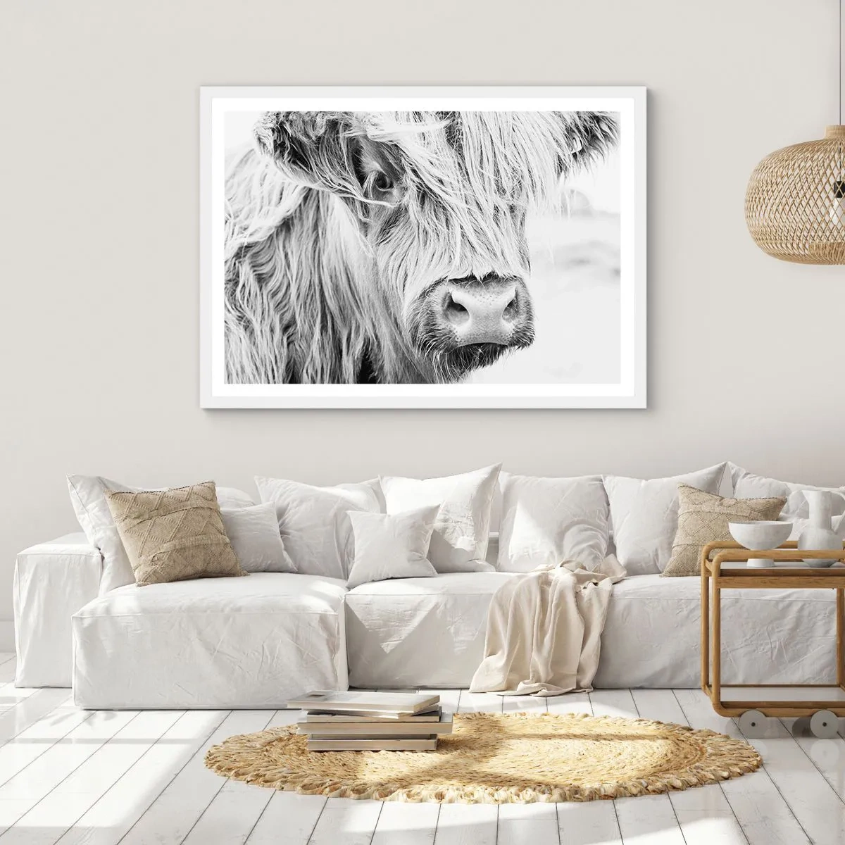 Poster in white frmae - Scottish Wilderness - 50x40 cm