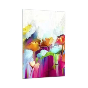 Glass picture - Rainbow Has Bloomed - 80x120 cm