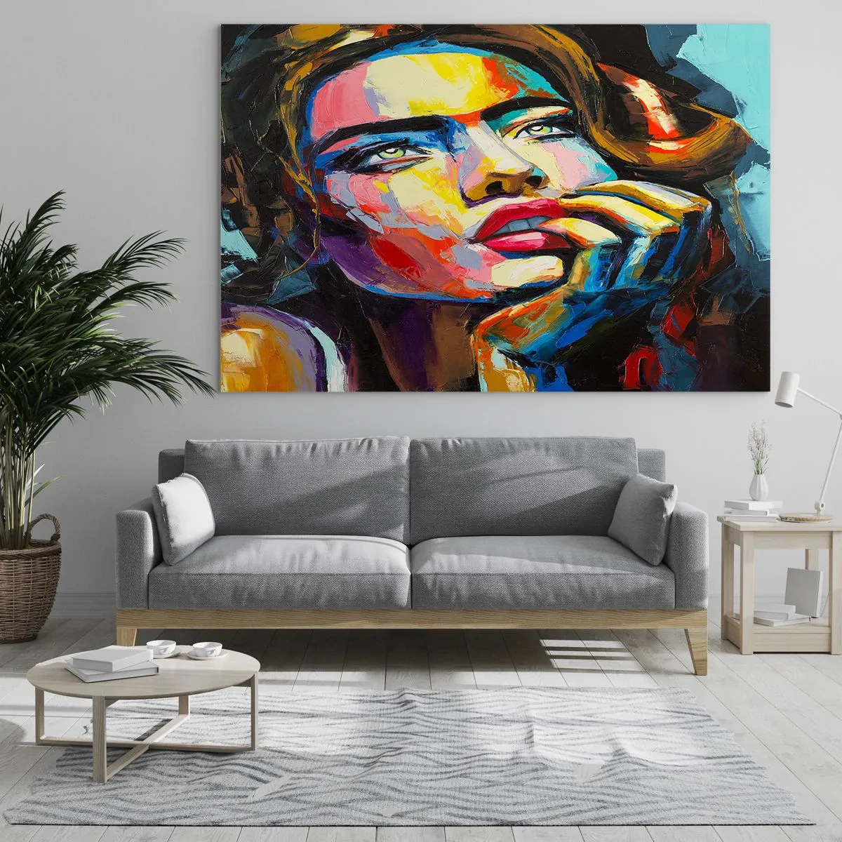 Glass picture - Dreams Like Birds Flying in the Sky - 120x80 cm