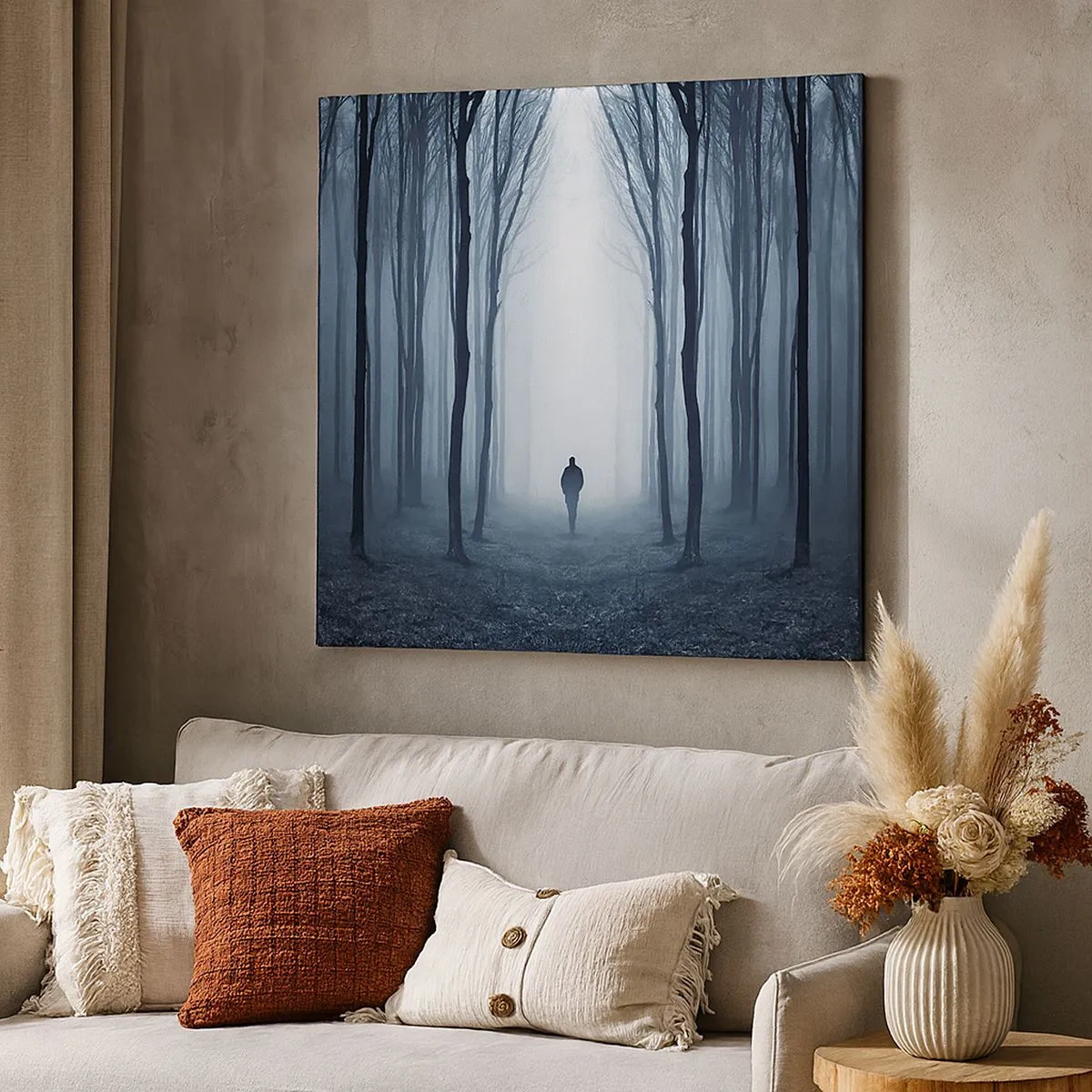 Canvas picture - And Everything is Straight and Bright - 30x30 cm