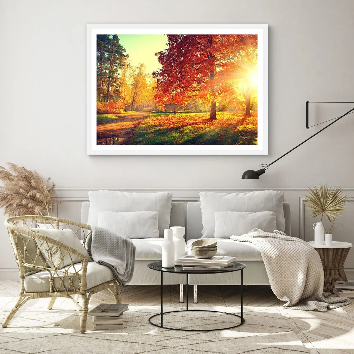 Poster in white frmae - Ginger Is Beautiful - 100x70 cm