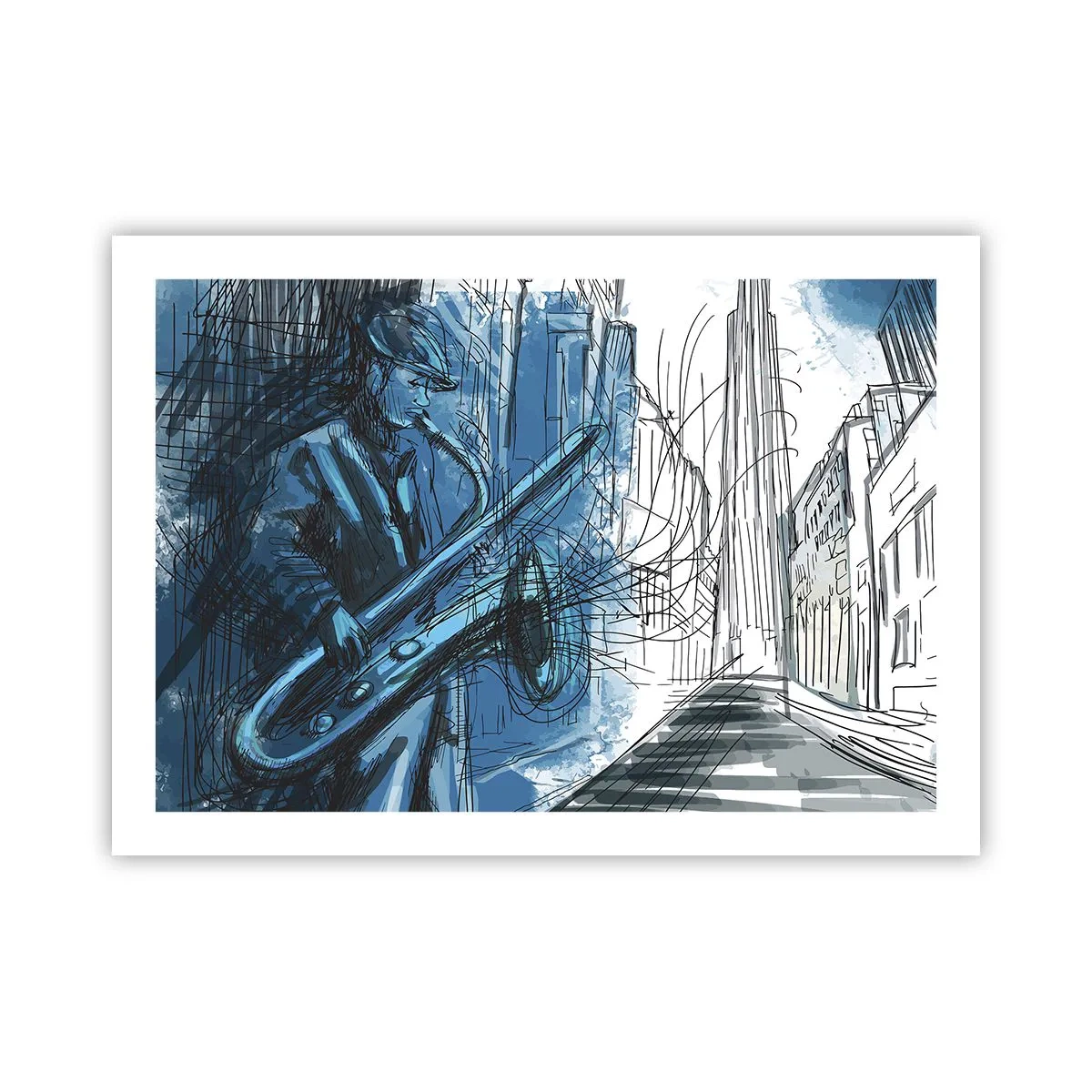 Poster - City Rhapsody - 70x50 cm