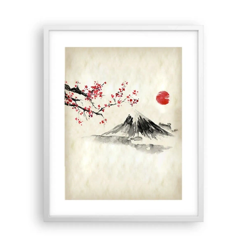 Poster in white frmae - Love Japan - 40x50 cm