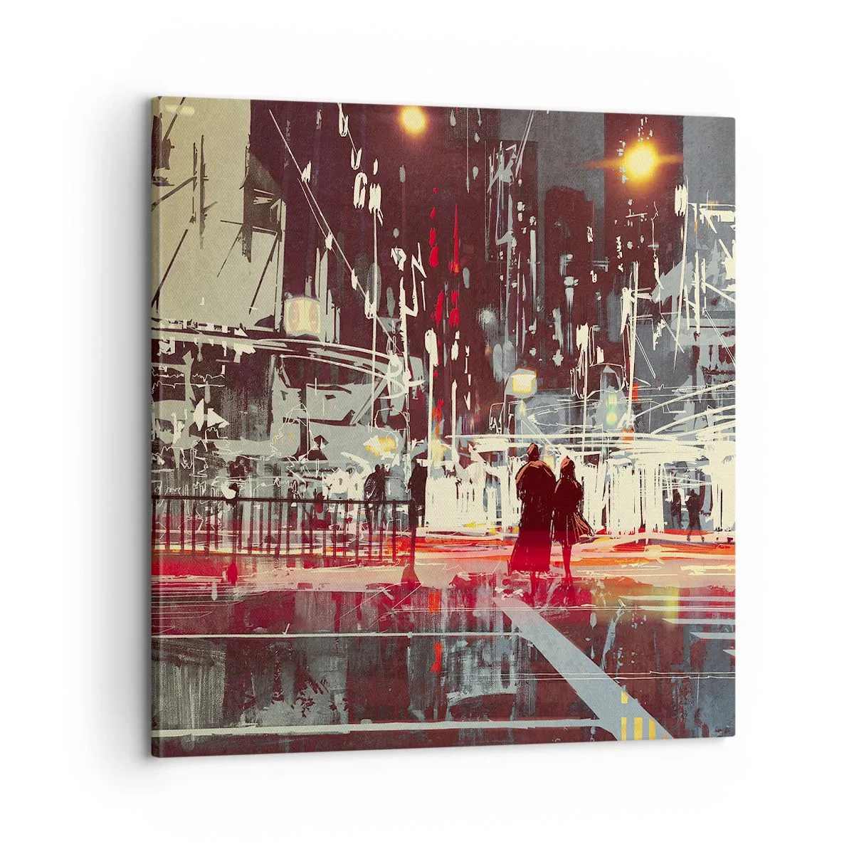 Canvas picture - Big City Trip - 60x60 cm